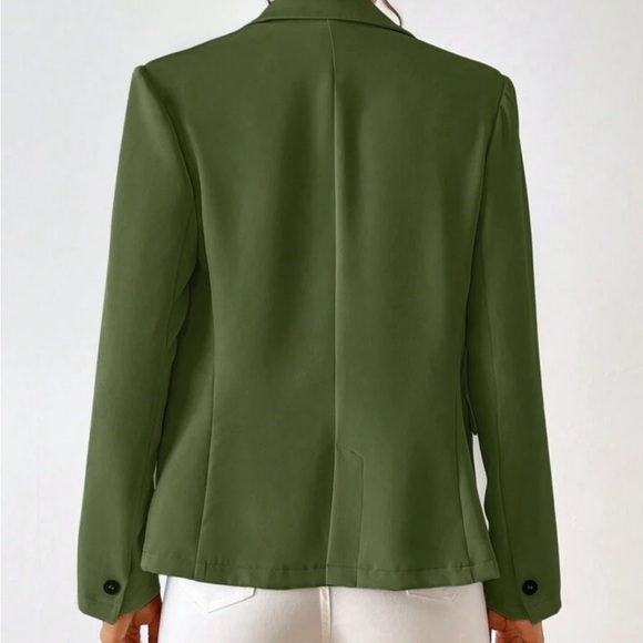2/$25: NWOT: Army Green Blazer - Picture 3 of 8